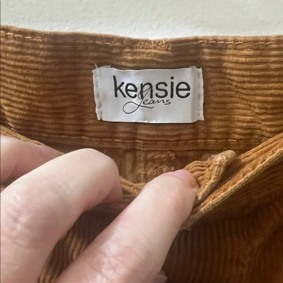 EUC Kensie Camel colored Corduroy Skirt - Picture 2 of 4